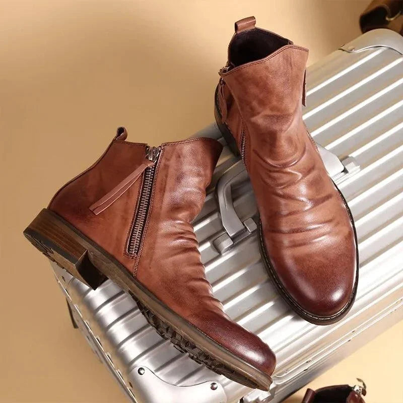 Men's Premium Leather Martin Boots
