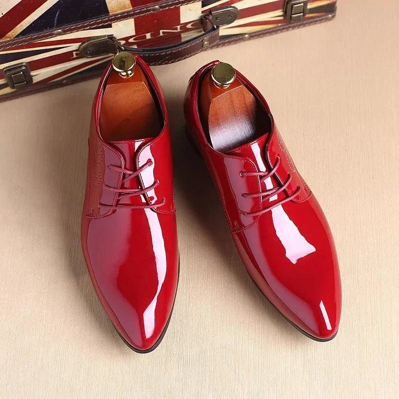 Sleek Leather Oxford Shoes