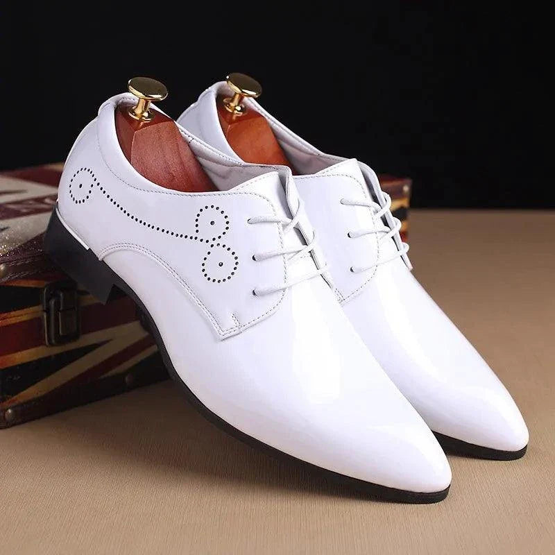 Sleek Leather Oxford Shoes