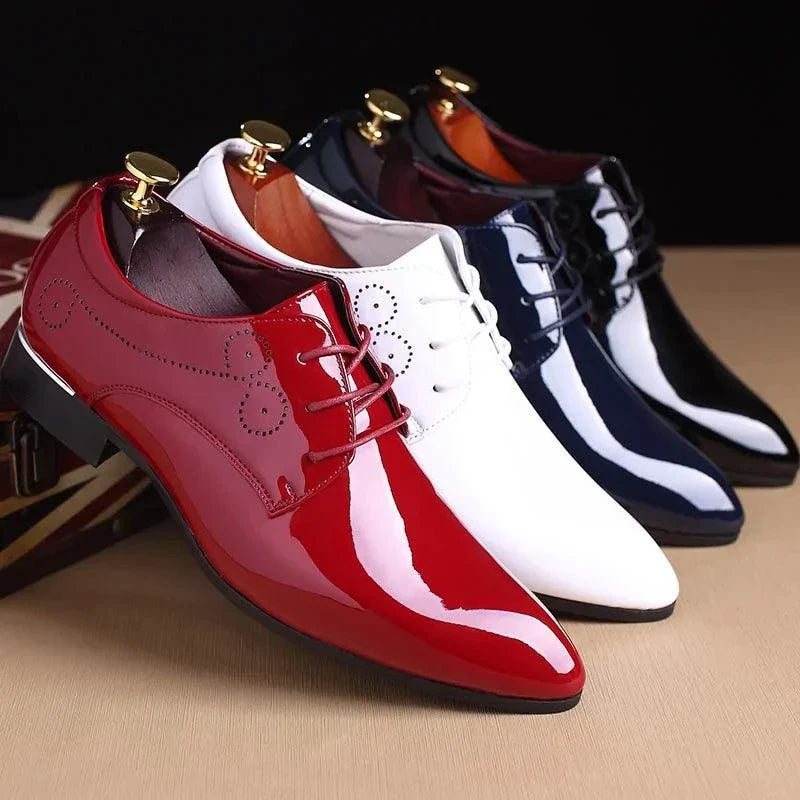 Sleek Leather Oxford Shoes