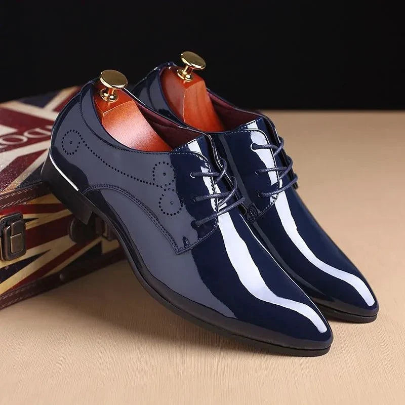 Sleek Leather Oxford Shoes