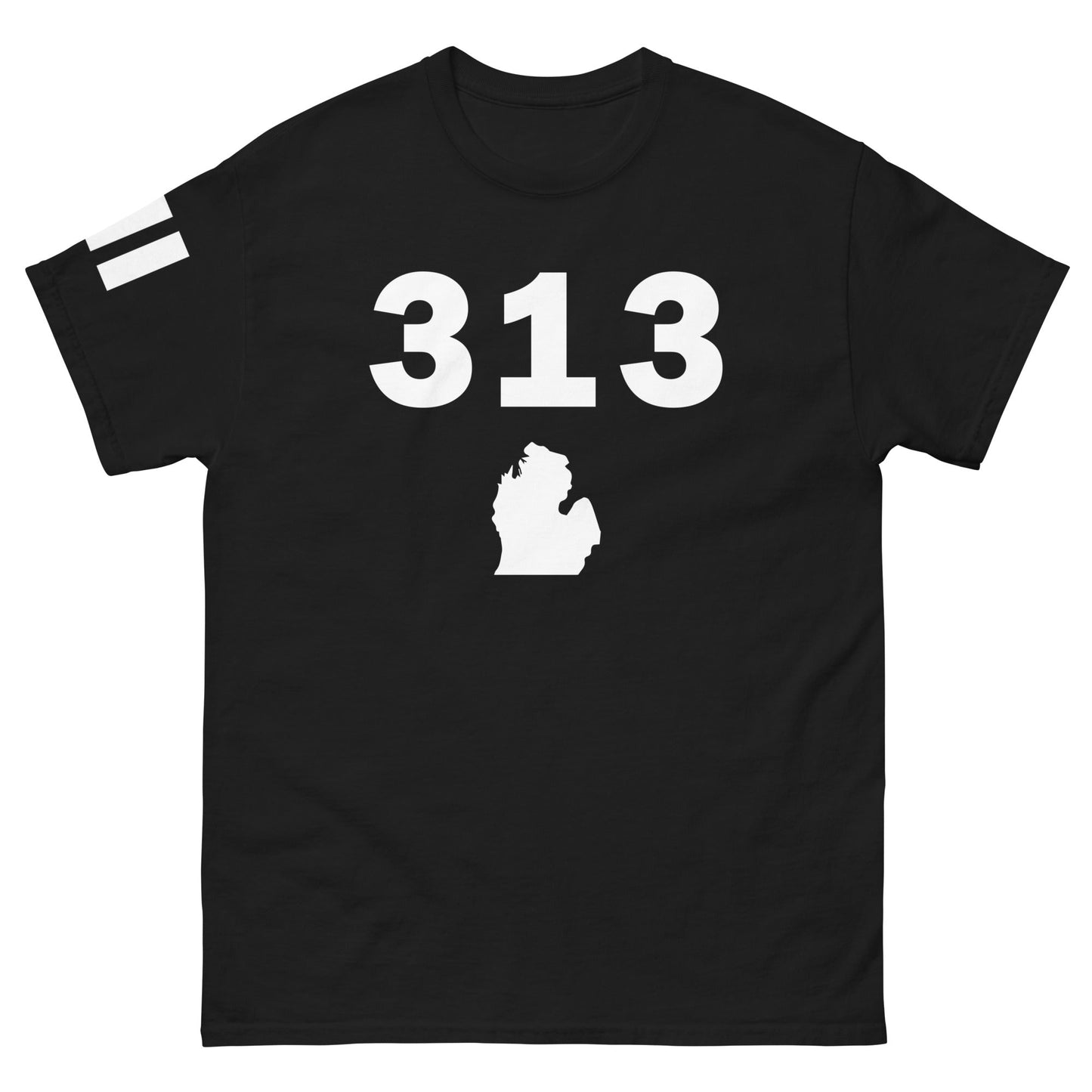313 Area Code Men's Classic T Shirt