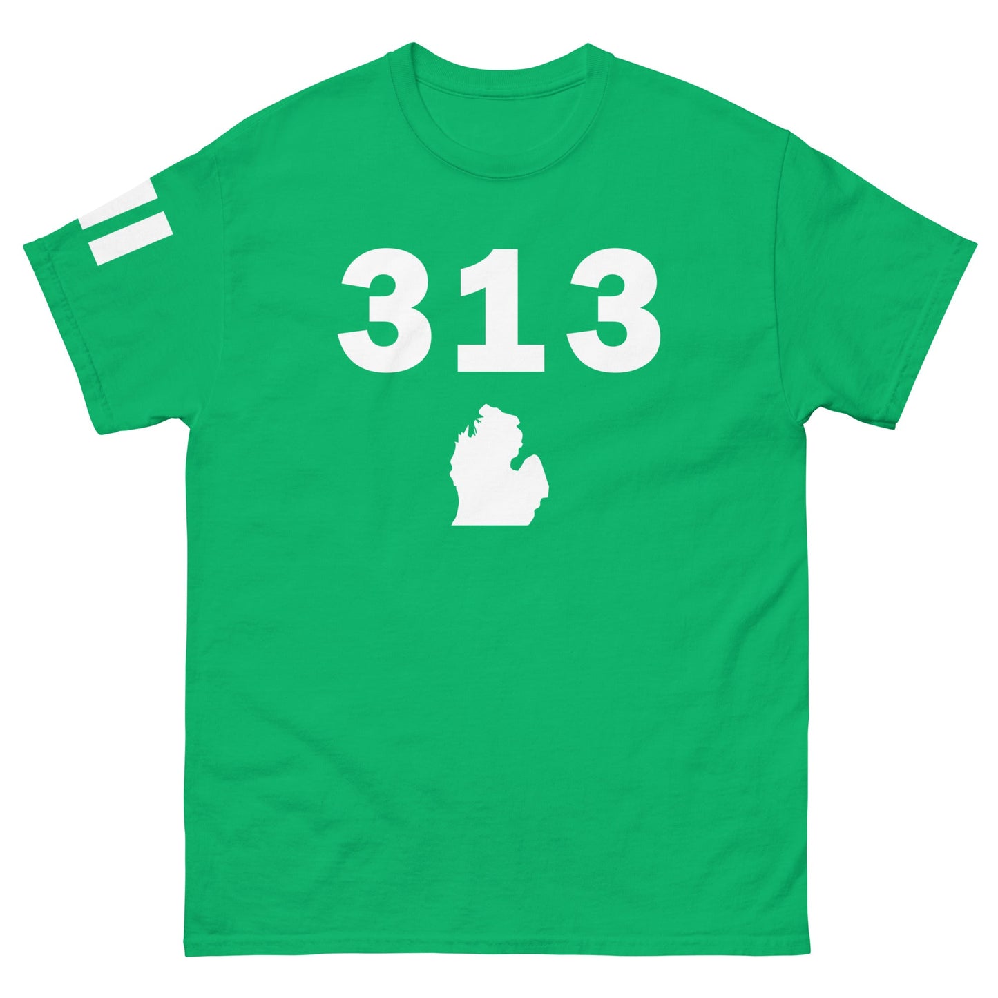 313 Area Code Men's Classic T Shirt
