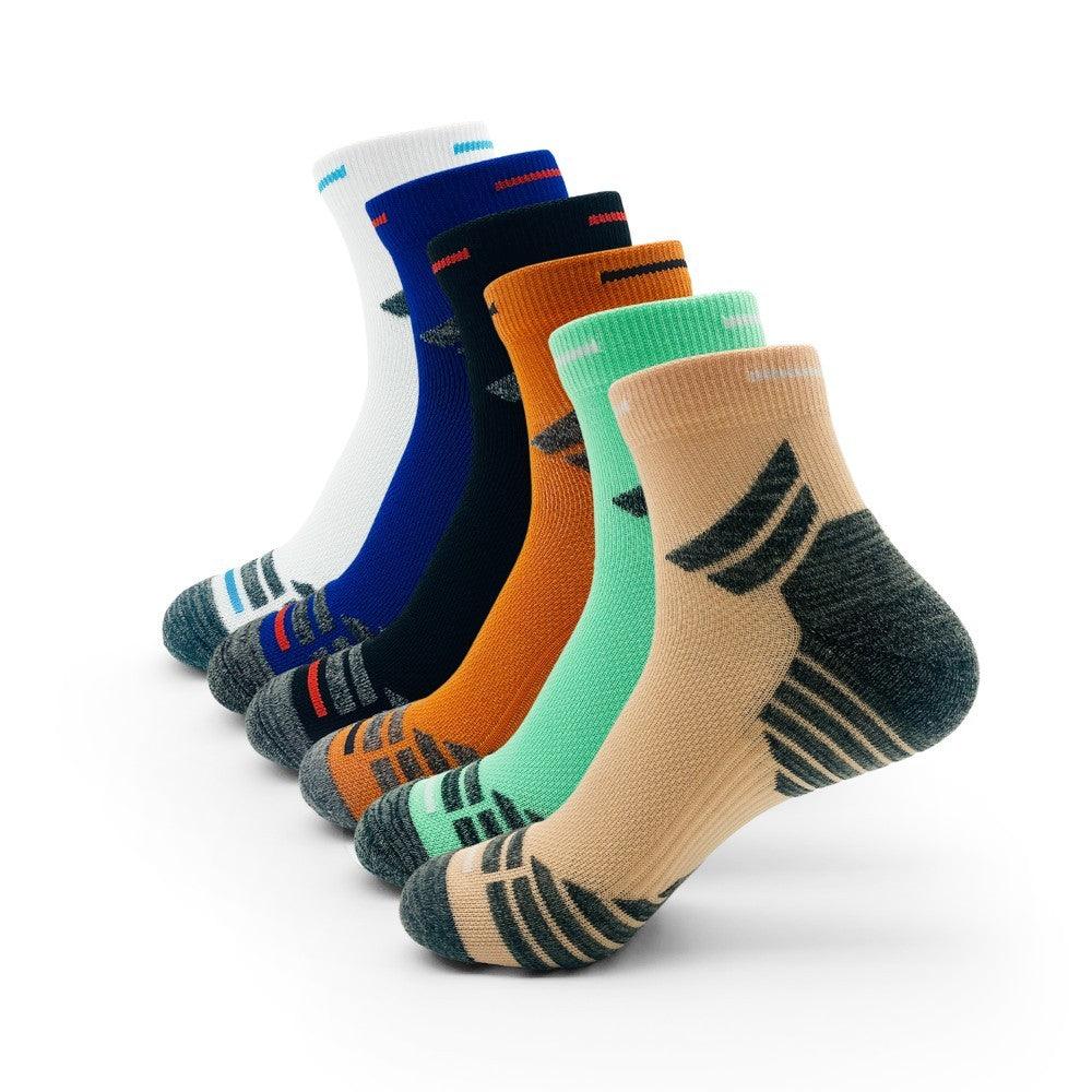 Men's Padded Ankle Socks - 6 Pairs of Performance Sports Running Socks for All-Day Comfort