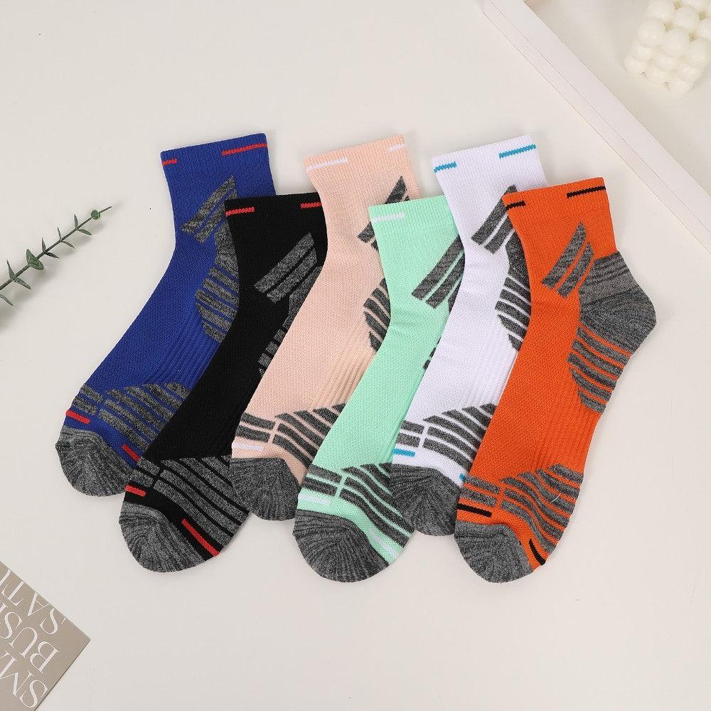 Men's Padded Ankle Socks - 6 Pairs of Performance Sports Running Socks for All-Day Comfort