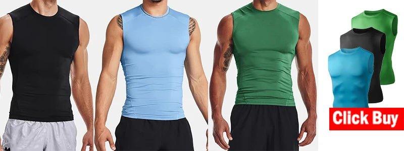 Men's Running Shorts Quick-drying Fitness Black Double Layer Shorts Men New Sport Workout Training Bodybuilding Short Pants