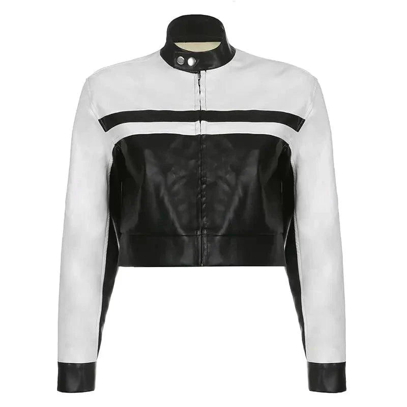 Mosaic Leather Jacket