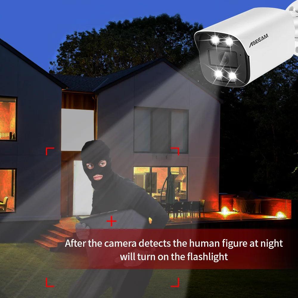 8MP IP Camera: Crystal Clear 4K Resolution, Enhanced Audio, Night Vision