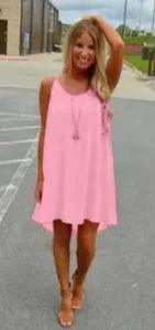 Seaside Dream Chiffon Sundress - Effortless Elegance for Sunny Days