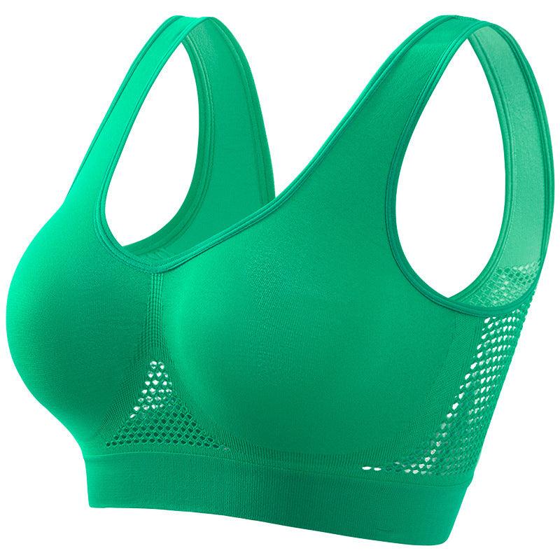 Plus Size Women's Push-Up Sports Bra - Perfect for Running & Yoga