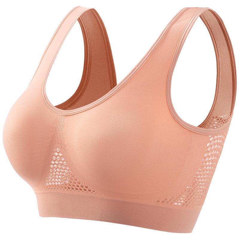 Plus Size Women's Push-Up Sports Bra - Perfect for Running & Yoga