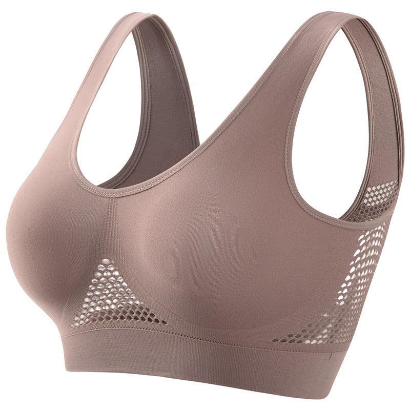 Plus Size Women's Push-Up Sports Bra - Perfect for Running & Yoga