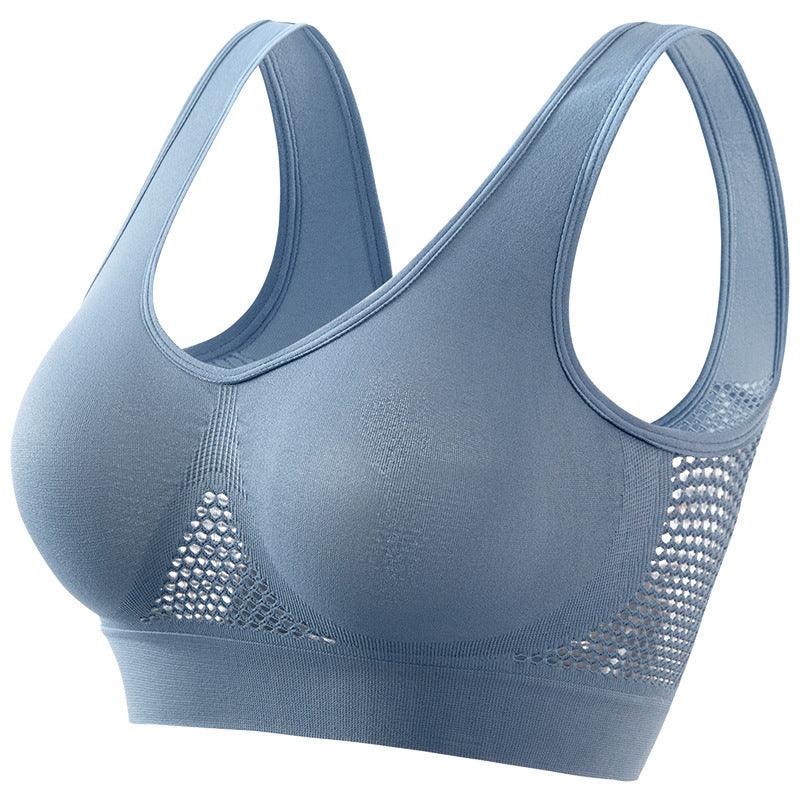Plus Size Women's Push-Up Sports Bra - Perfect for Running & Yoga