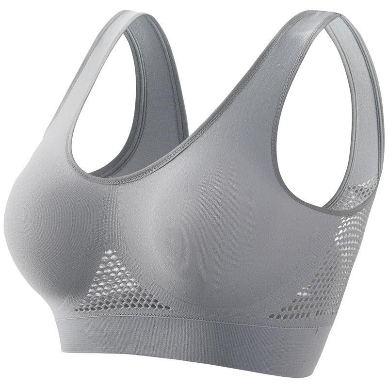 Plus Size Women's Push-Up Sports Bra - Perfect for Running & Yoga