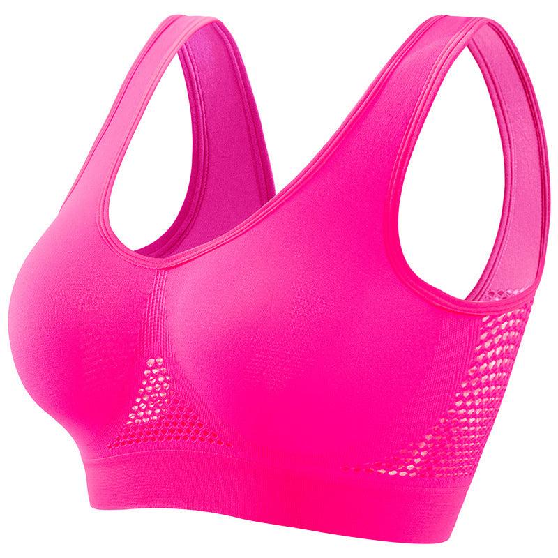 Plus Size Women's Push-Up Sports Bra - Perfect for Running & Yoga