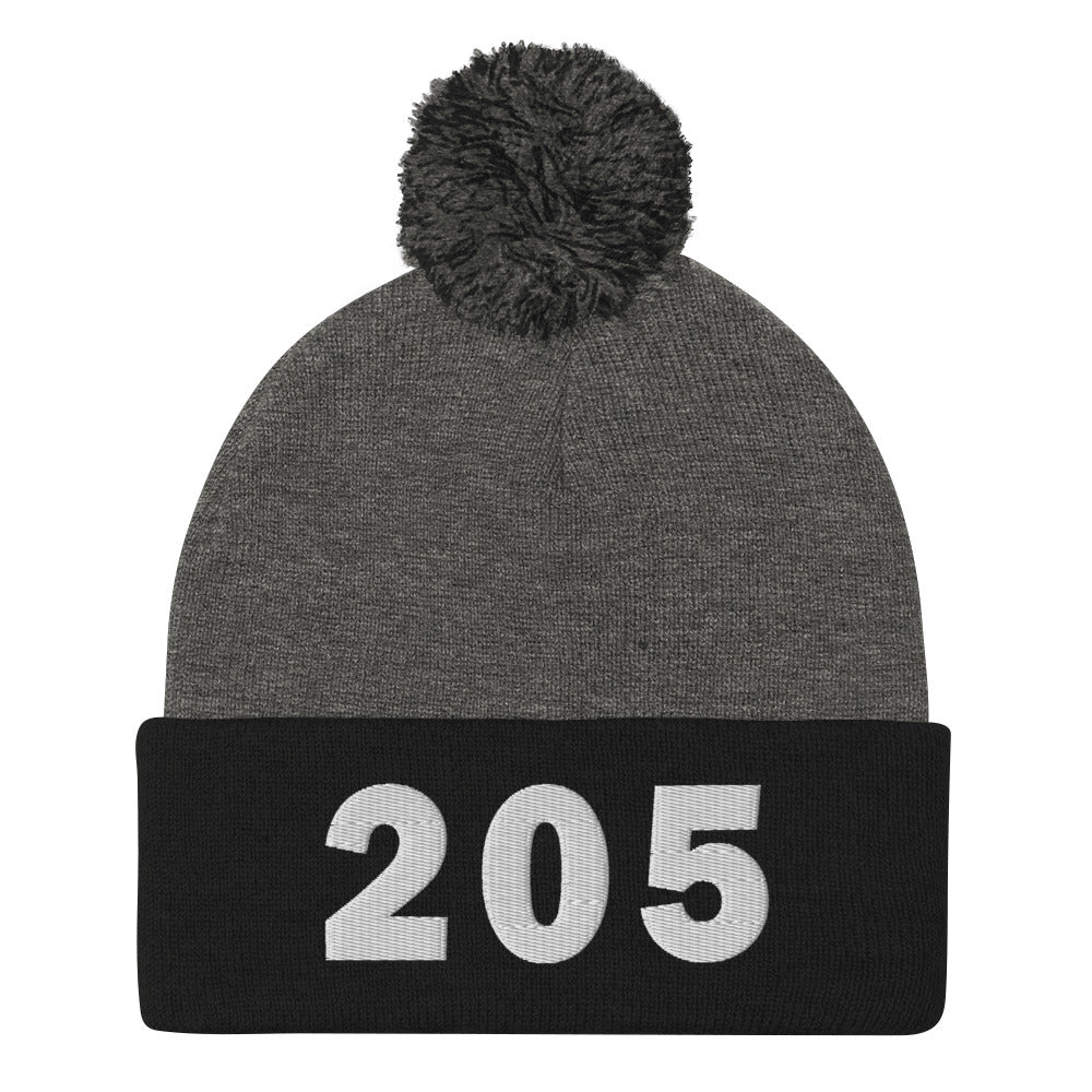 205 Area Code Pom-Pom Beanie