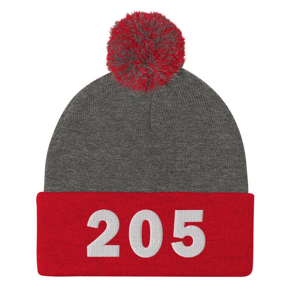 205 Area Code Pom-Pom Beanie