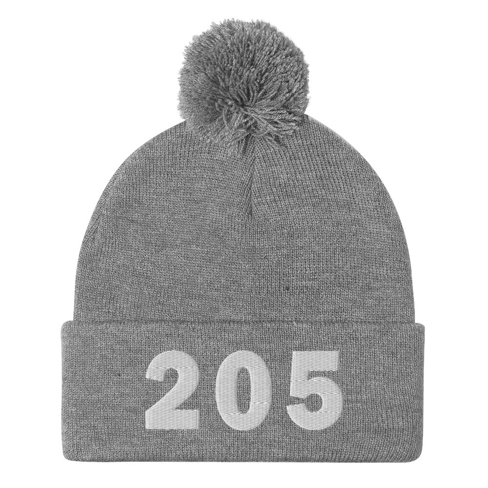 205 Area Code Pom-Pom Beanie