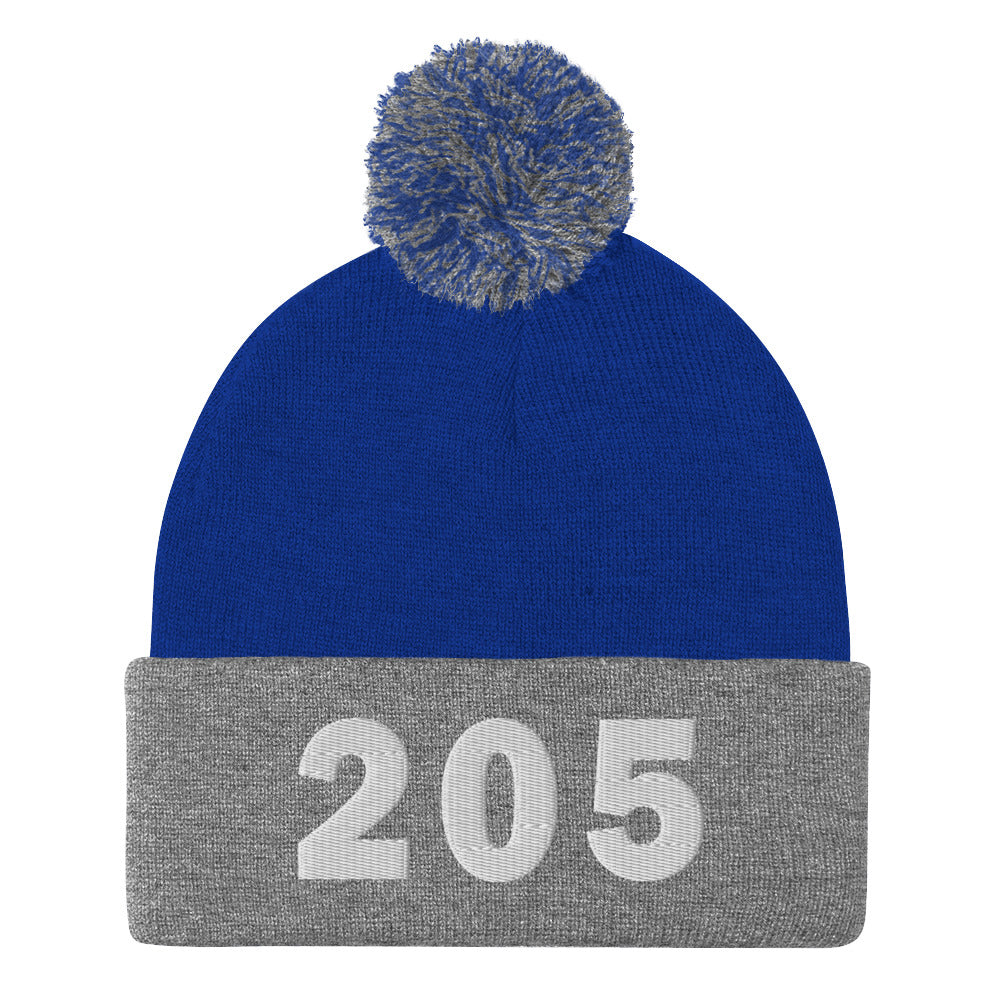 205 Area Code Pom-Pom Beanie