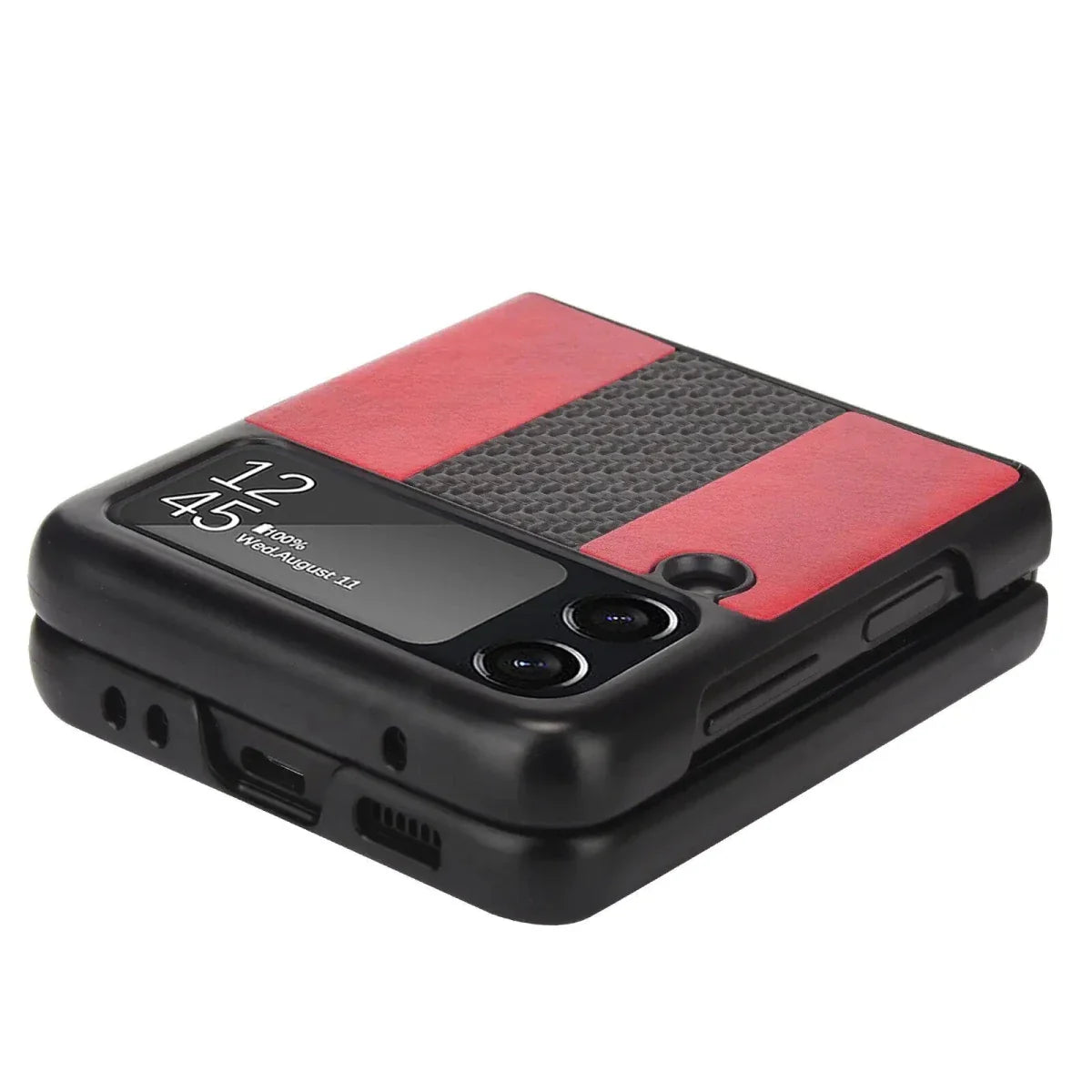 Samsung Z Flip 3 5G Leather Folding Case