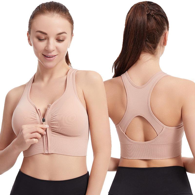 Shockproof Push Up Plus Size Running Yoga Fitness Sports Bra