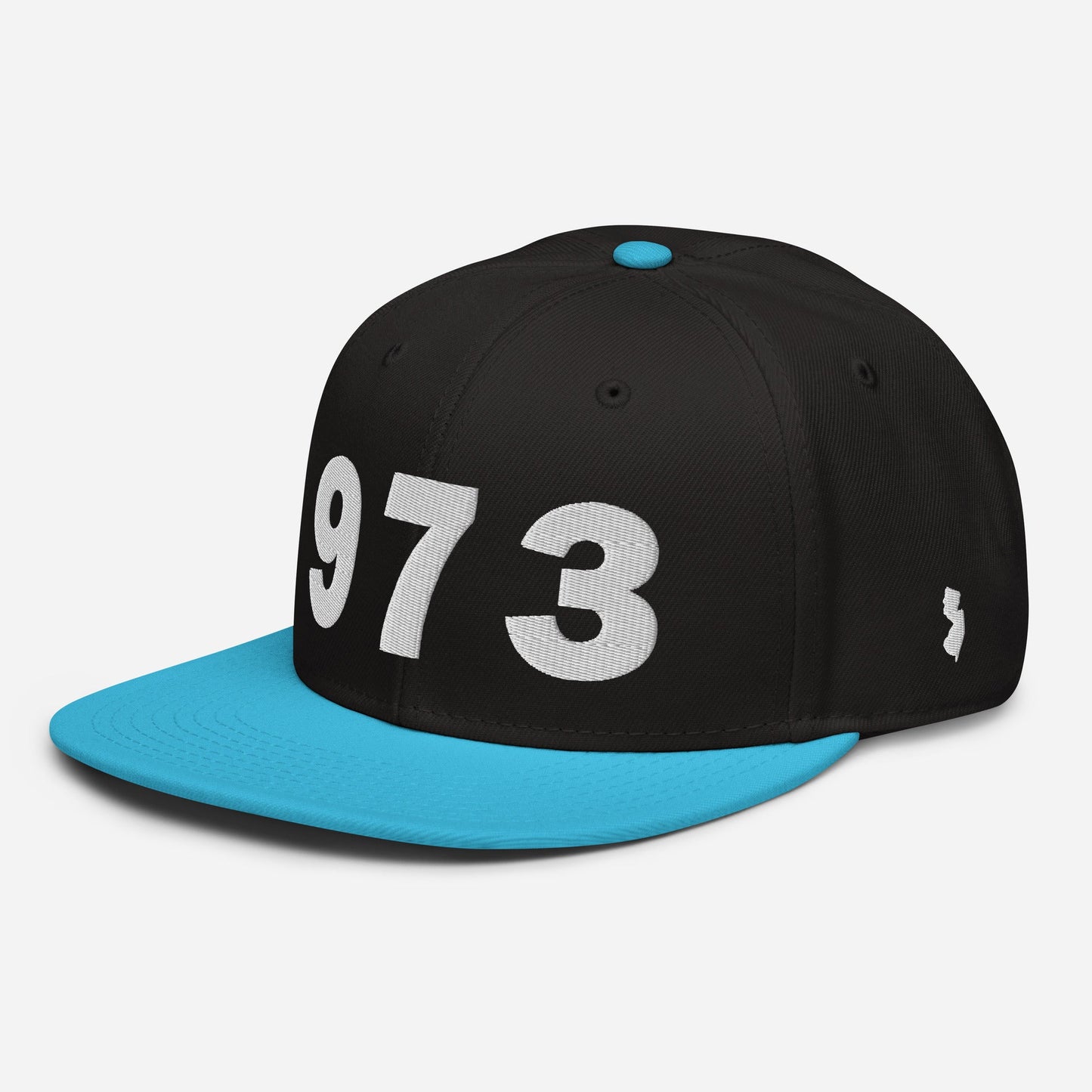 973 Area Code Snapback Hat