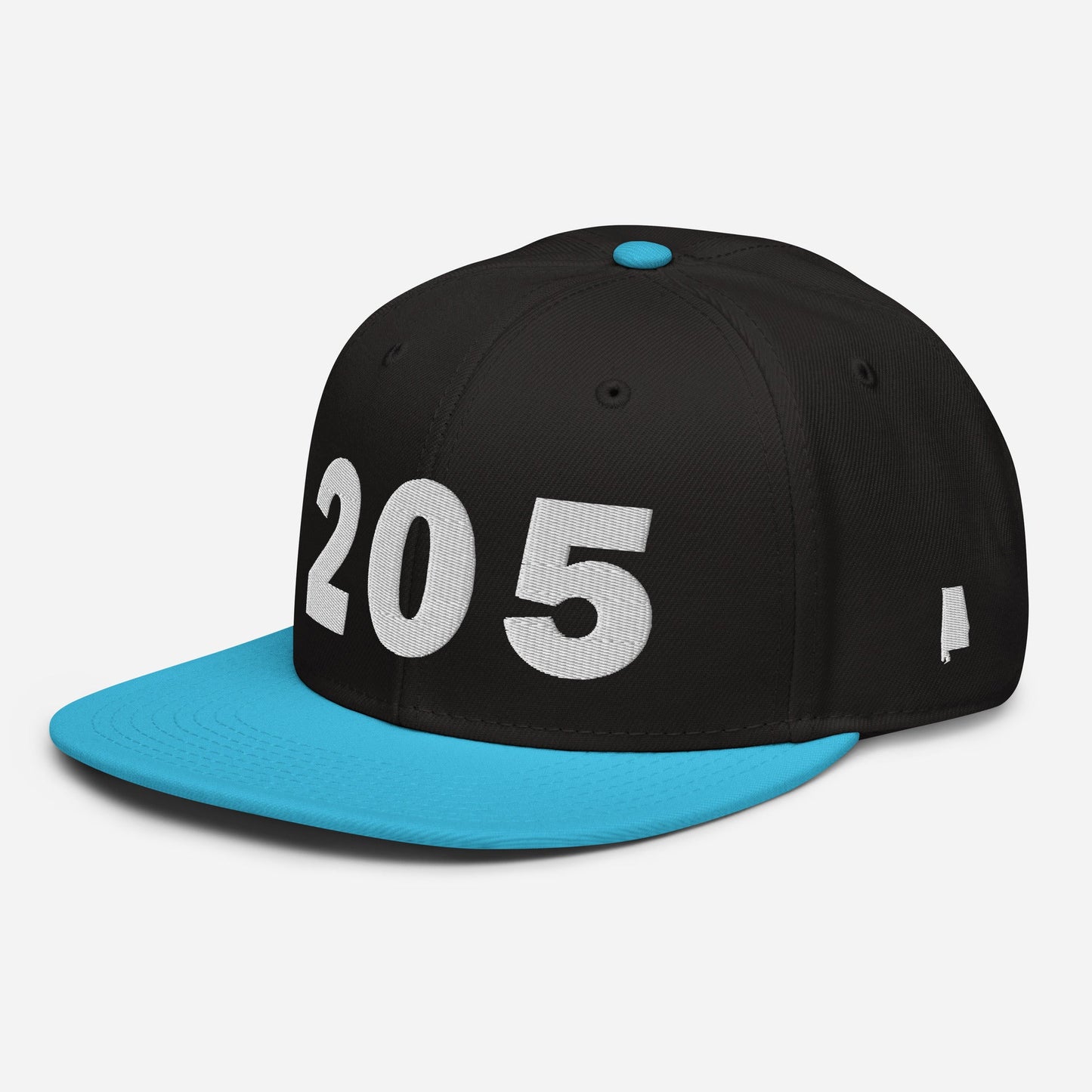205 Area Code Snapback Hat