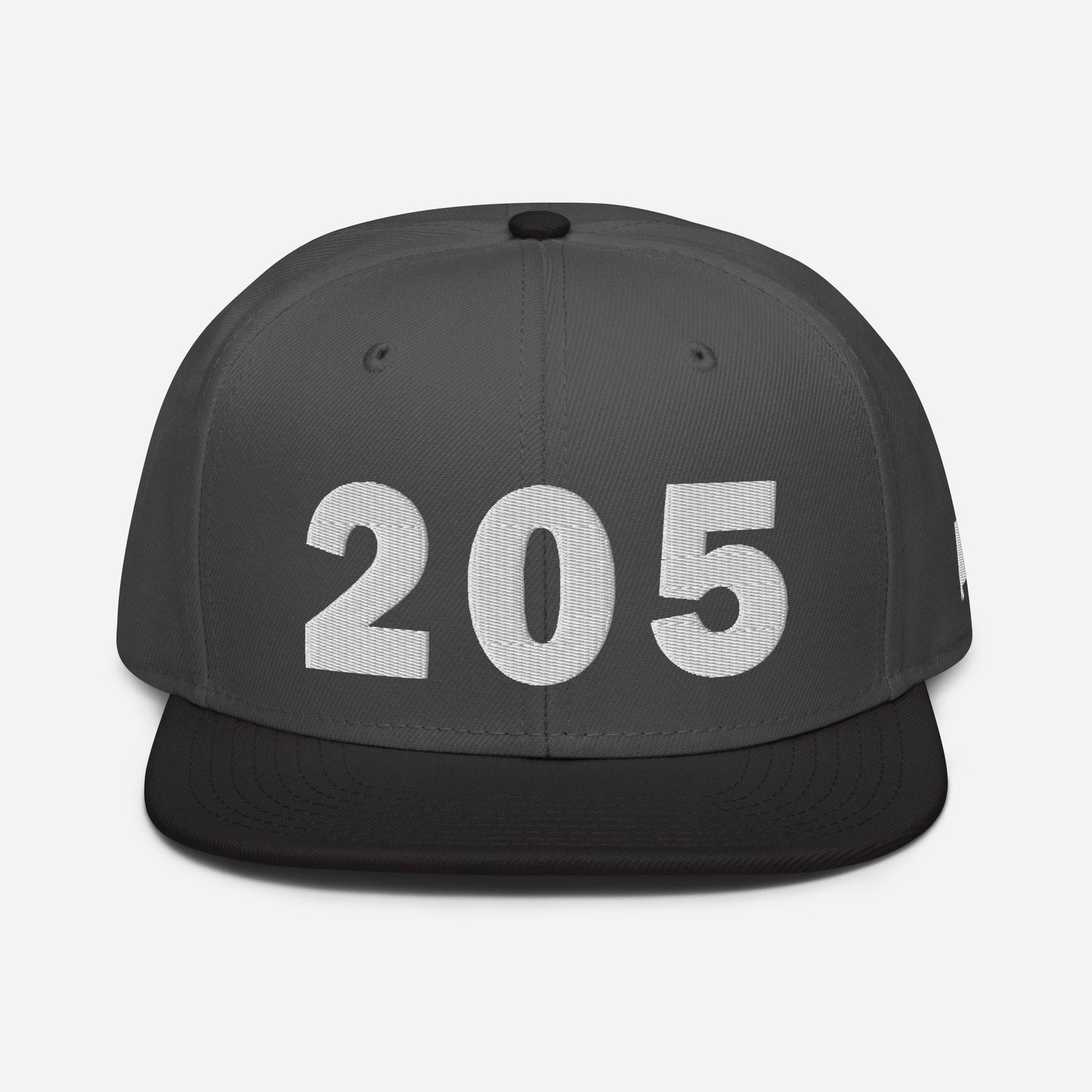 205 Area Code Snapback Hat