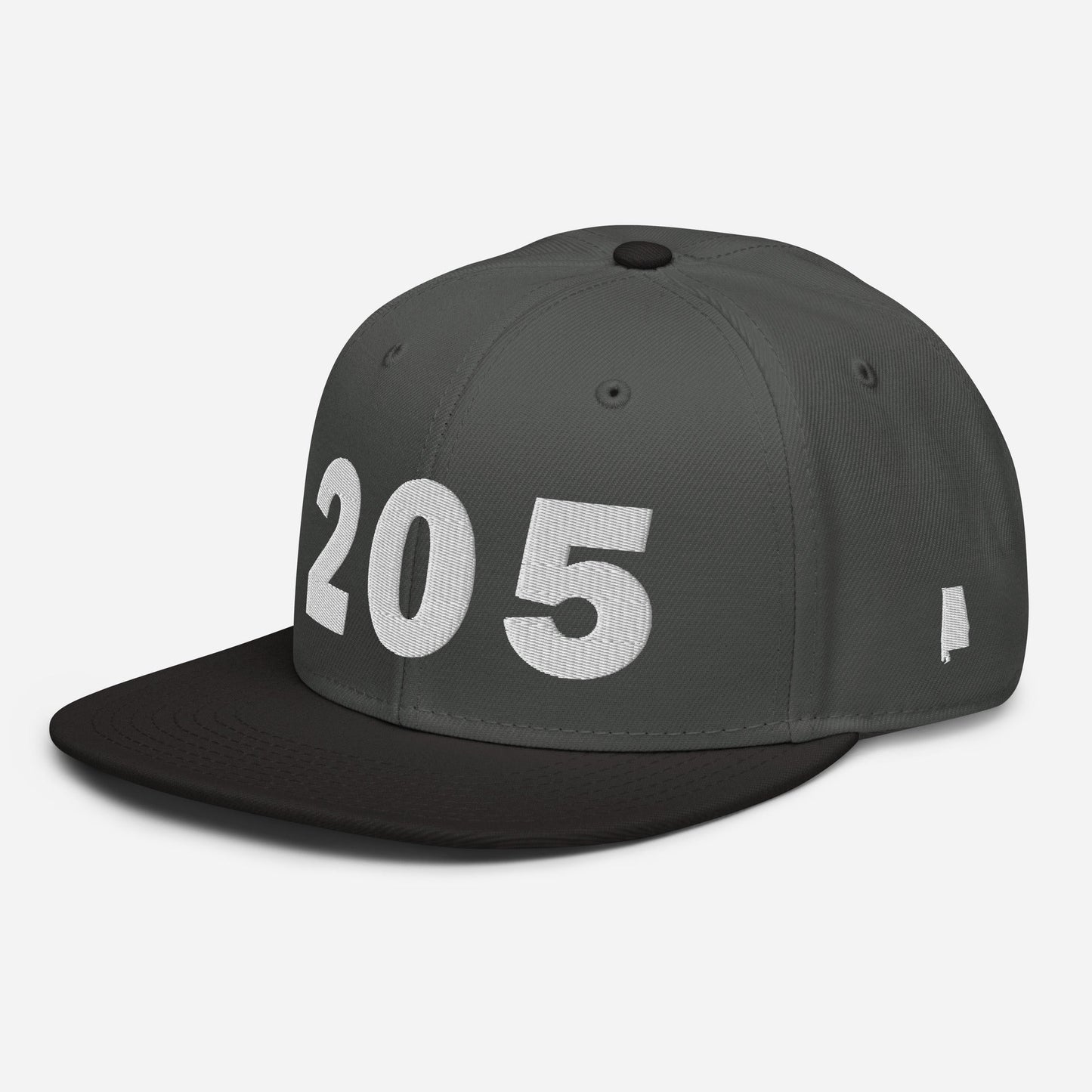 205 Area Code Snapback Hat
