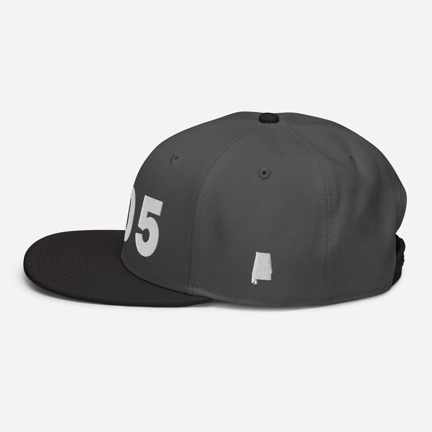 205 Area Code Snapback Hat