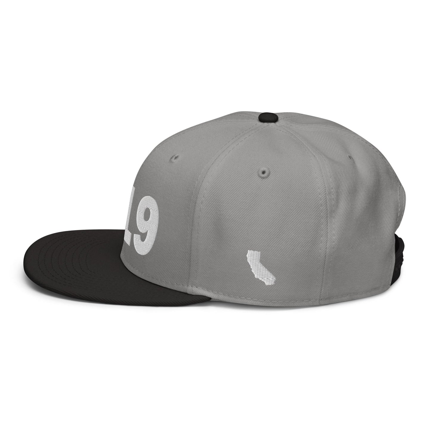 619 Area Code Snapback Hat