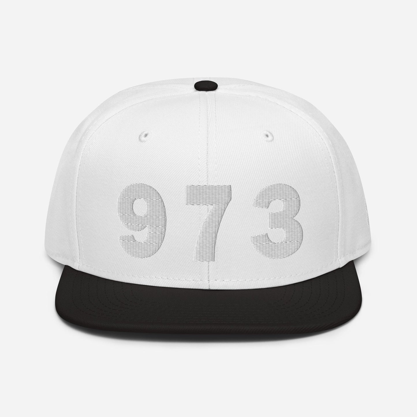 973 Area Code Snapback Hat