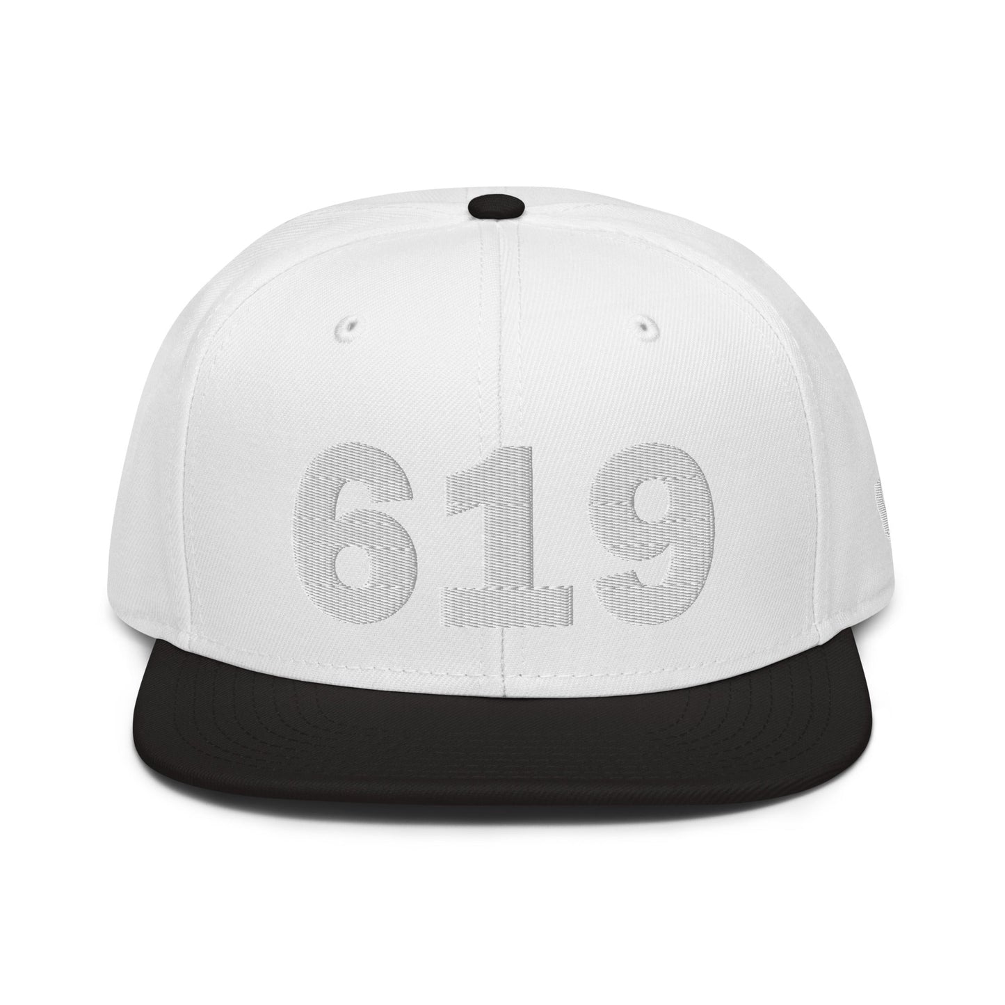 619 Area Code Snapback Hat