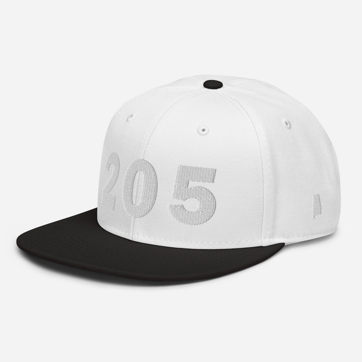 205 Area Code Snapback Hat