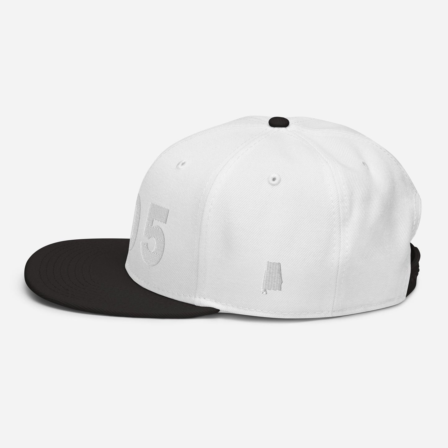 205 Area Code Snapback Hat