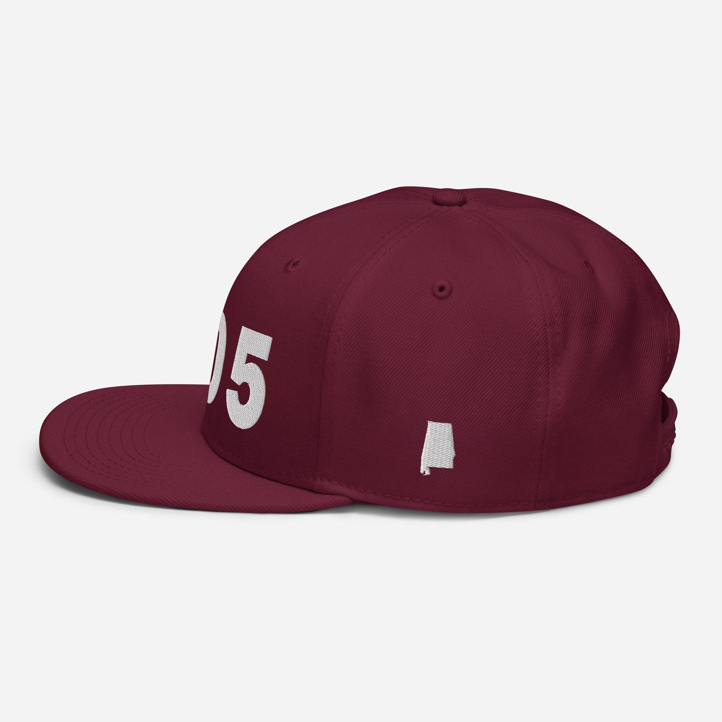 205 Area Code Snapback Hat