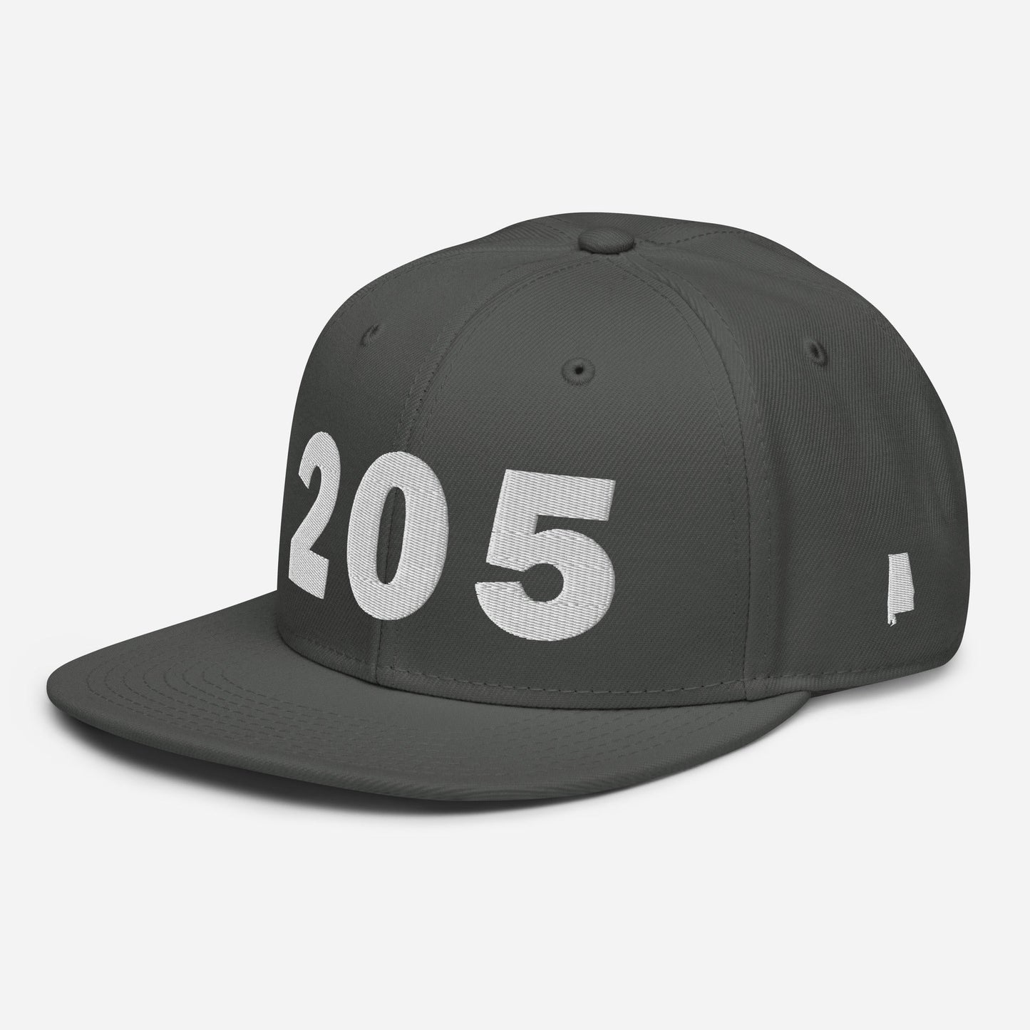 205 Area Code Snapback Hat