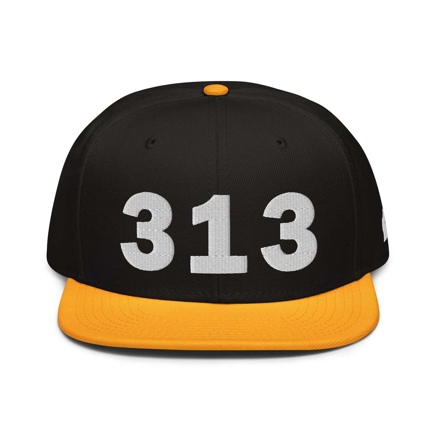 313 Area Code Snapback Hat
