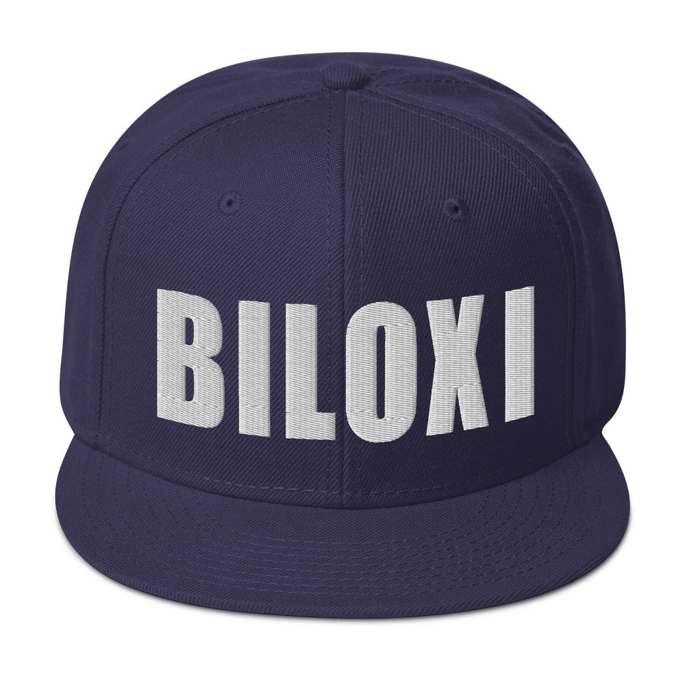 Biloxi Mississippi Snapback Hat (Otto)