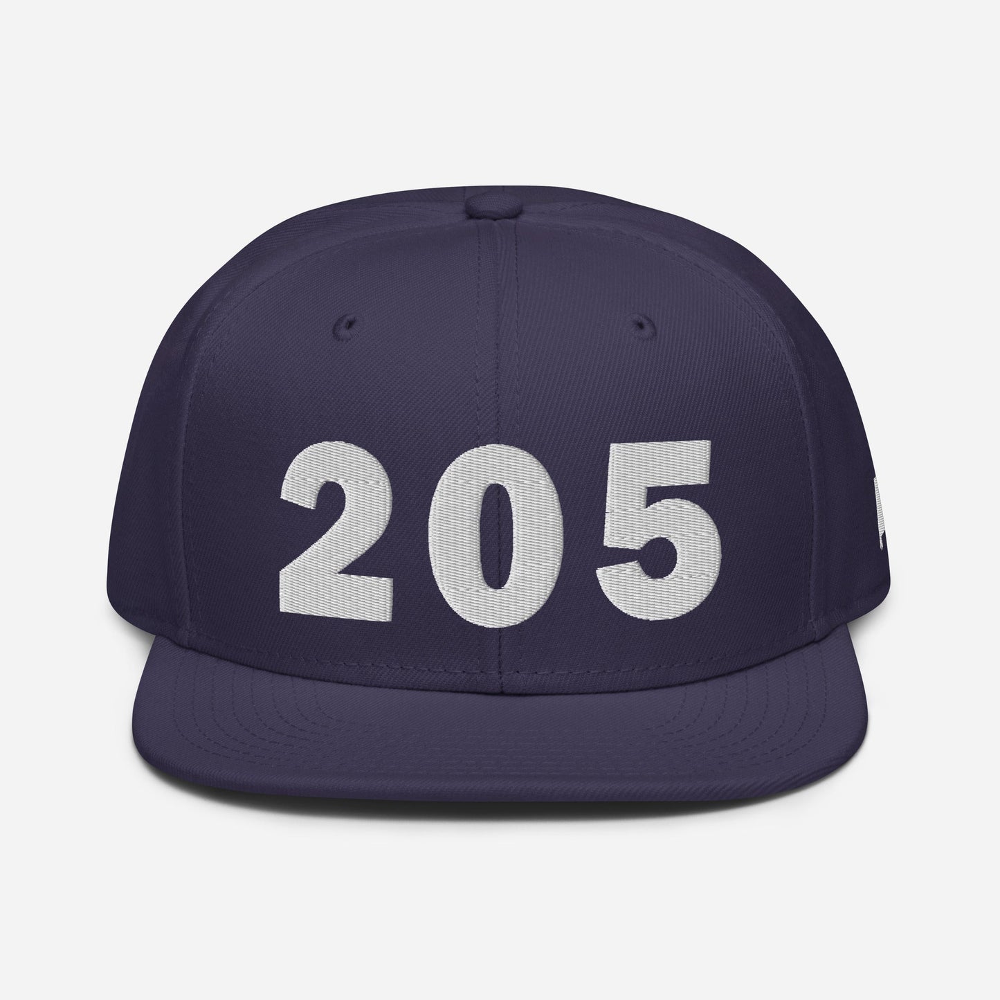 205 Area Code Snapback Hat