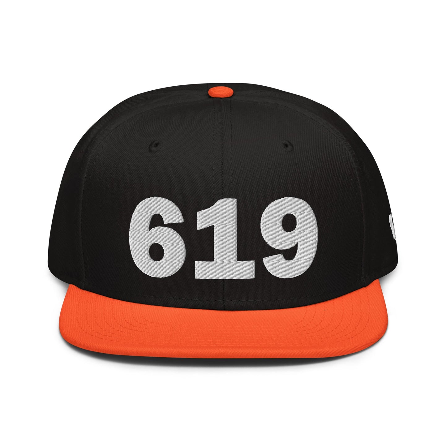 619 Area Code Snapback Hat