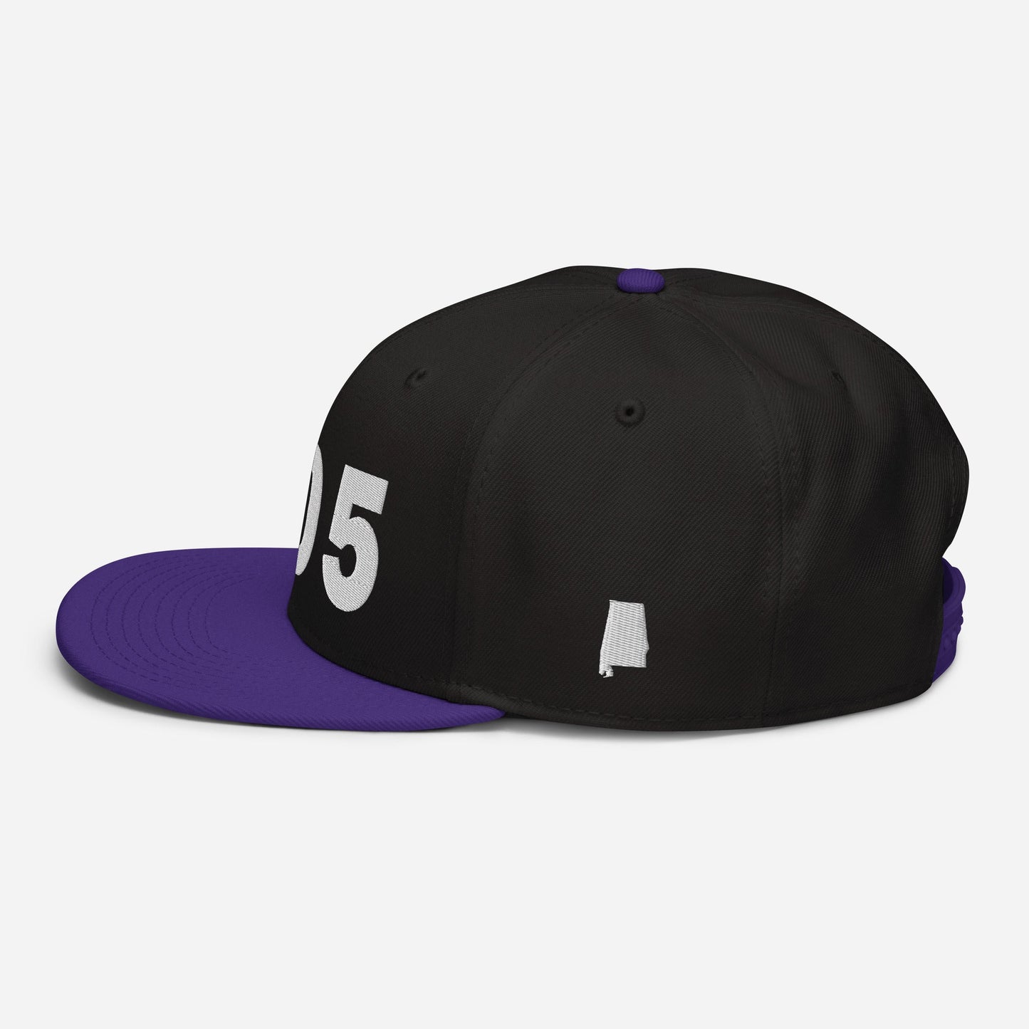 205 Area Code Snapback Hat