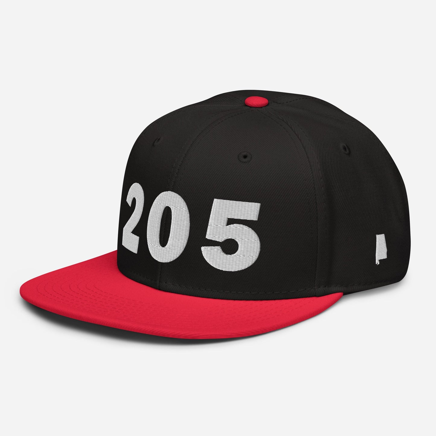 205 Area Code Snapback Hat