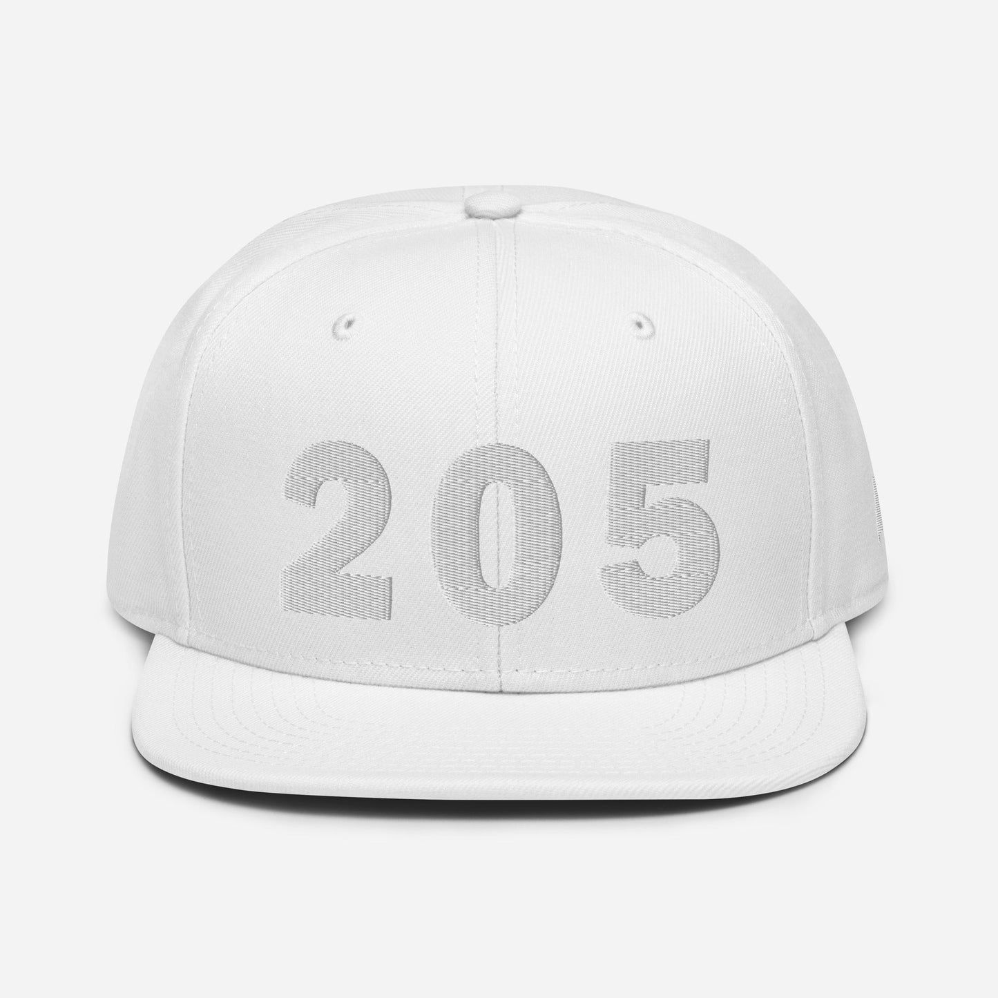 205 Area Code Snapback Hat